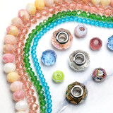 Rondelle Glass Beads